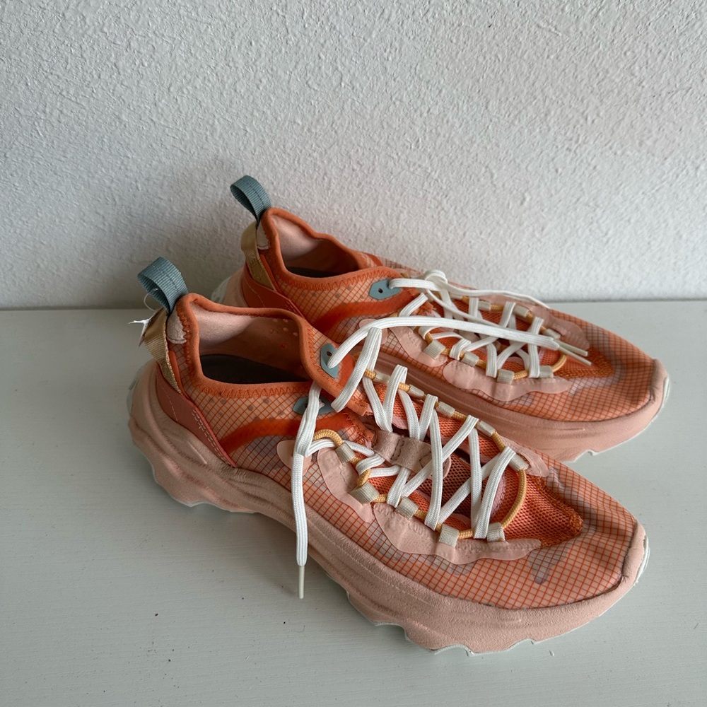 Sorel kinetic Orange and White Athletic Shoes with Chunky Silhouette